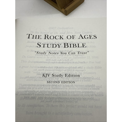 The Rock of Ages Study Bible, KJV, 2009 2nd Edition 2009 , 1st Printing RARE