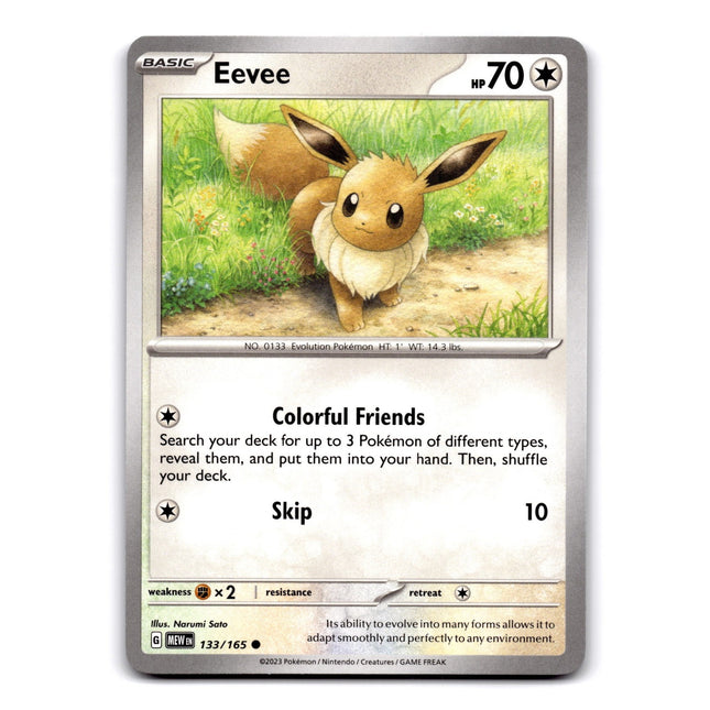 Eevee - (Pokemon Together) Promo Miscellaneous Cards & Products 133/165 NM