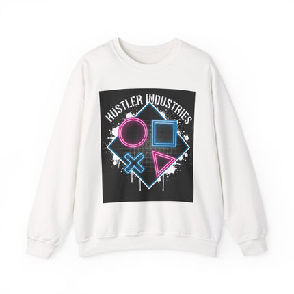 Hustler Industries Neon Arcade Crewneck Sweatshirt