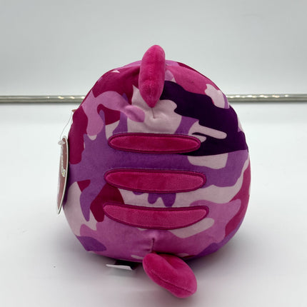 Squishmallow 8" Bronte The Chameleon Pink Camo Camouflage Plush NWT