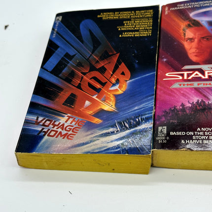Star Trek Lot Of 3 Federation, The Final Frontier, The Voyage Home First print