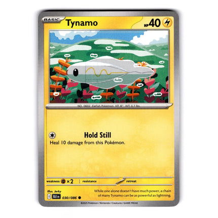 Tynamo Common SV: Black Bolt 030/086 NM