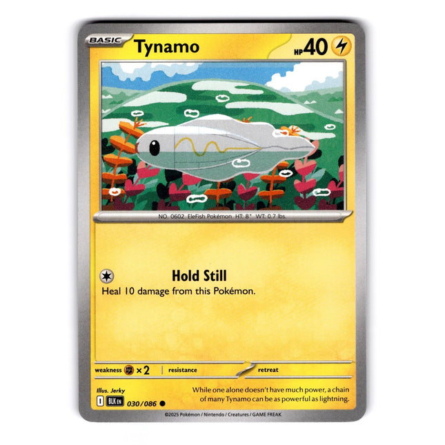 Tynamo Common SV: Black Bolt 030/086 NM