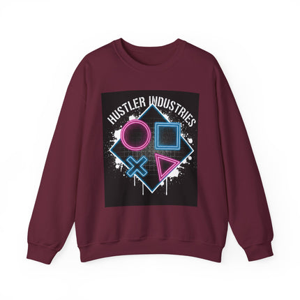 Hustler Industries Neon Arcade Crewneck Sweatshirt