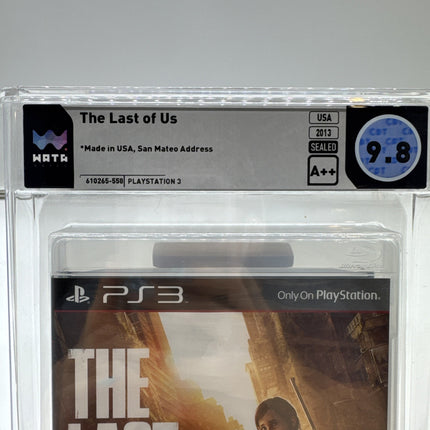 The Last Of Us - PlayStation 3 - Sealed WATA 9.8 A++ Black Label PS3 Graded