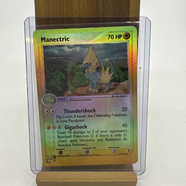 EX Ruby & Sapphire MANECTRIC Reverse Holo 39/109 UNCOMMON Pokemon Card 2003