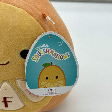 Kellytoy Squishmallow 8” Orin The BFF Orange Fruit Bestie Squad NWT Plush Toy