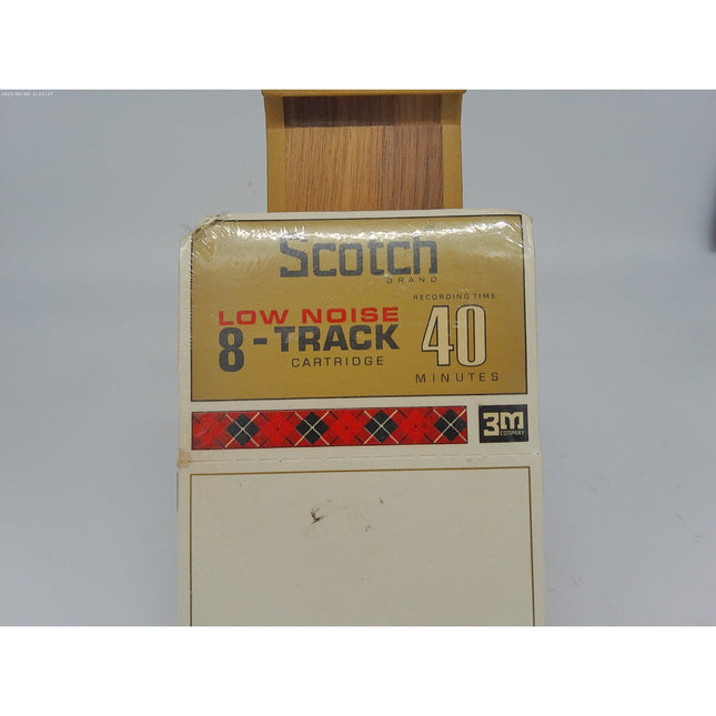 Scotch 8 Track Cartridges New Sealed 40 Minutes Low Noise VTG 3M