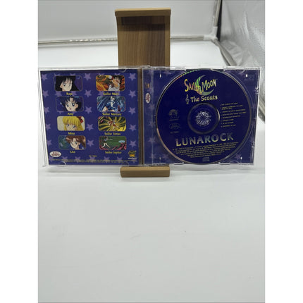 Vintage 90s Sailor Moon & The Scouts Lunarock Audio CD 1999 Pop Electro Anime /1