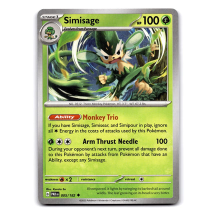 Simisage Uncommon SV04: Paradox Rift 005/182 NM