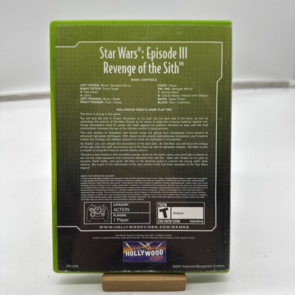 (Water Damage) Star Wars Episode III Revenge Of The Sith - Microsoft Xbox