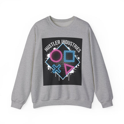Hustler Industries Neon Arcade Crewneck Sweatshirt
