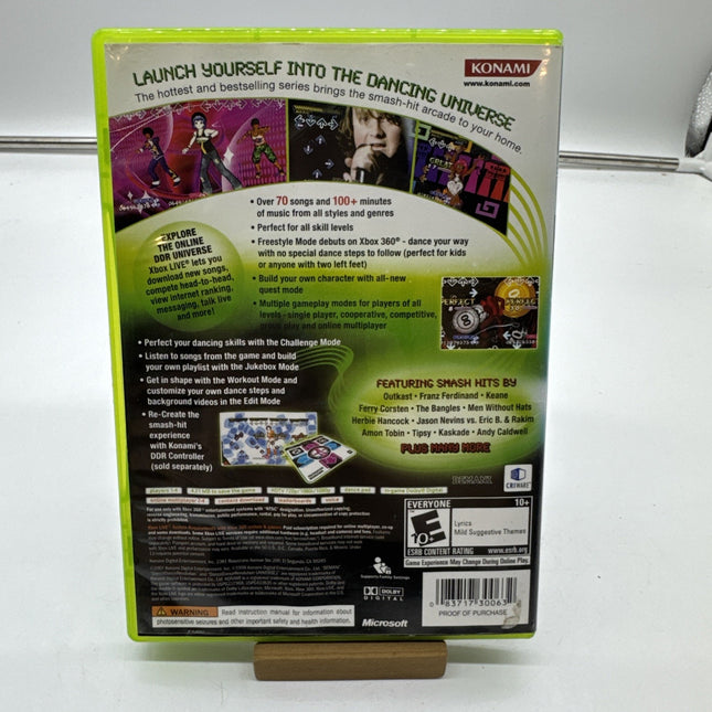 Dance Dance Revolution Universe 2 Xbox 360 Complete In Box CIB Tested & Working