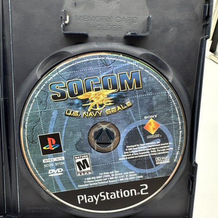 SOCOM: U.S. Navy SEALs (Sony PlayStation 2, 2002) CIB with manual