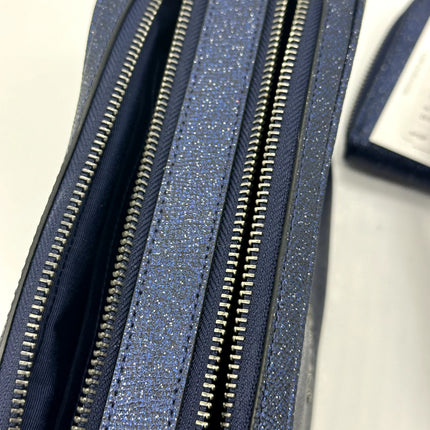 Coach purse Blue Stardust glitter Jes Crossbody with wallet H1992-F88011