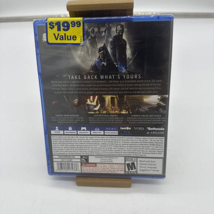 Dishonored 2: Standard Edition - PlayStation 4, PS4 - New Sealed