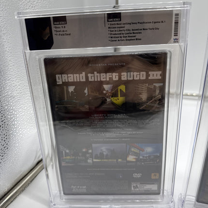 Grand Theft Auto III GTA 3 + San Andreas PS2 - Trilogy - SEALED - WATA 9.8 A++