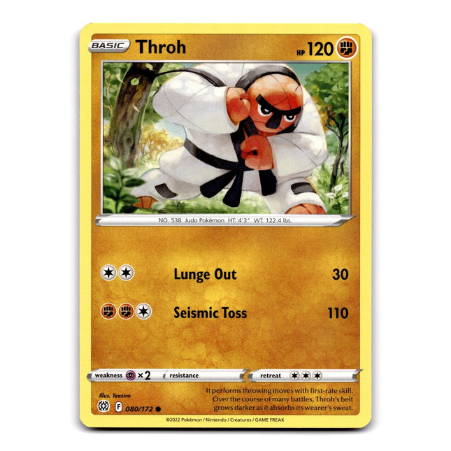 Throh Common SWSH09: Brilliant Stars 080/172 NM