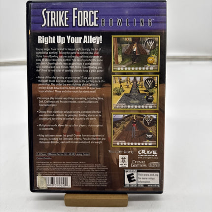 Strike Force Bowling (Sony PlayStation 2/PS2, 2004) COMPLETE! See Pics