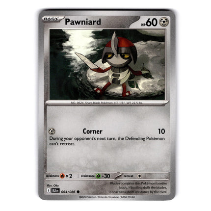 Pawniard Common SV: Black Bolt 064/086 NM