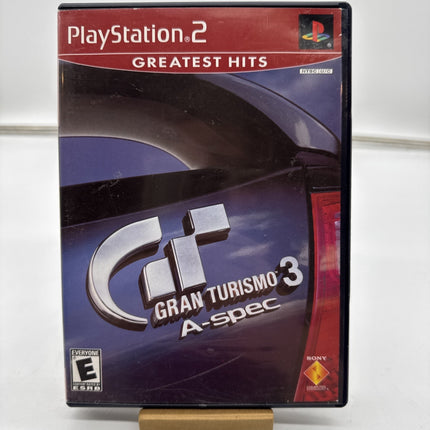 Grand Turismo 3 A-spec (Sony PlayStation 2) PS2, Complete, CIB, Tested