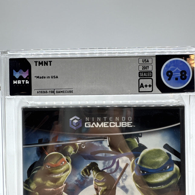 TMNT Nintendo GameCube Factory Sealed New WATA 9.8 A Graded Ubisoft