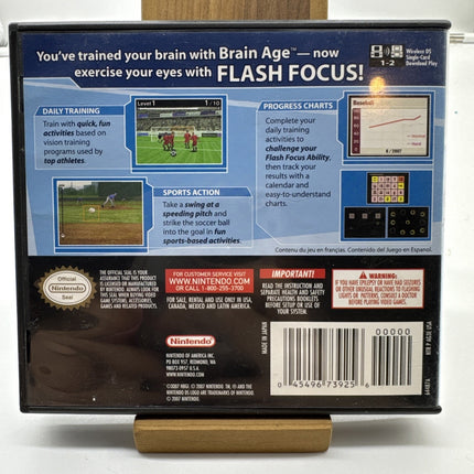 Flash Focus Nintendo DS Video Game with Manual Tested and Working