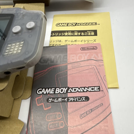 Nintendo Gameboy Advance GBA Console Milky Blue w/Box Tested Rare Japan Import