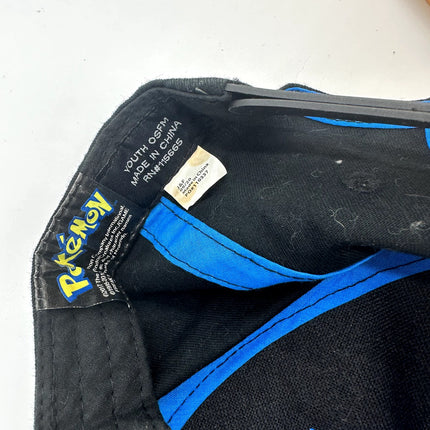 Pokemon Gotta Catch 'Em All Snapback Hat Cap youth size vintage black and blue