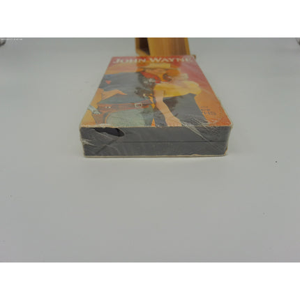 John Wayne Starring In Texas Terror VHS Sealed Rare Variant white back Full art