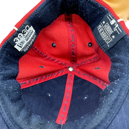 Vintage New York Yankees 3930 Twins Hat Cap Navy Blue Red MLB Rare New Era