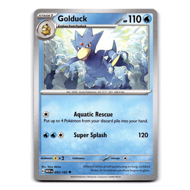 Golduck Uncommon SV: Scarlet & Violet 151 055/165 NM