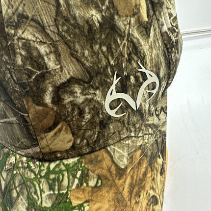 Vintage 90's Realtree Camo Snapback Hunting Hat Cap Youngan Tree Bark EUC