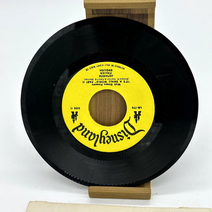 1964 New York World Fair Disney Official Souvenir Record Its a Small World 45rpm