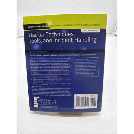 HACKER TECHNIQUES, TOOLS, AND INCIDENT HANDLING (JONES & By Sean-philip Oriyano