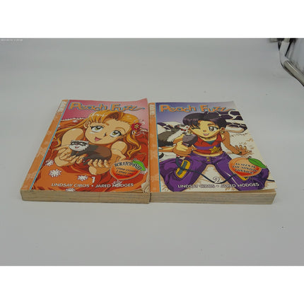 Peach Fuzz Manga Volume 1 - 2 Paperback signed by Jared Hodges and Lindsay Cibo