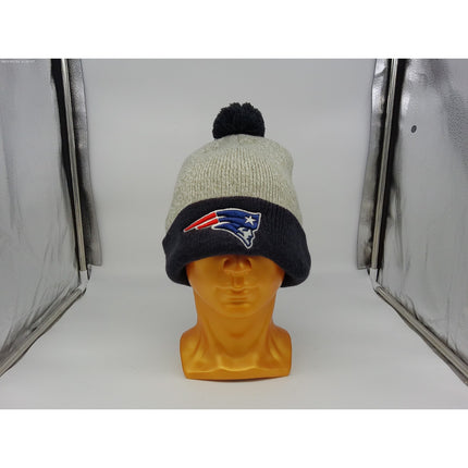 Team Apparel New Era Patriots Gray And Blue Beanie Patriots NFL