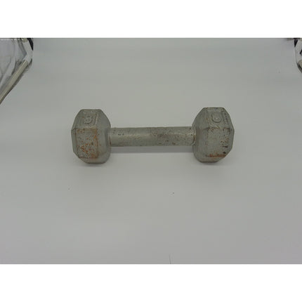 single 8 Pound Cast Iron Hex Cap Dumbbells 8 Lbs Workout Weight Lifting doorsto