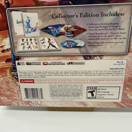 Final Fantasy X/X-2 HD Remaster Collector's Edition PlayStation 3, 2014) PS3 New
