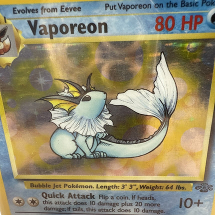 Vaporeon 12/64 Jungle Unlimited Holo