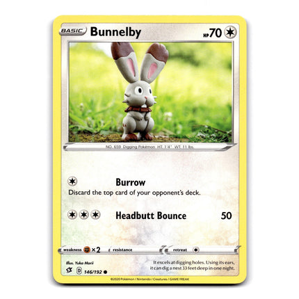 Bunnelby Common SWSH02: Rebel Clash 146/192 NM