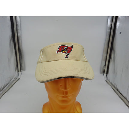 Tampa Bay Buccaneers Bucs NFL Red & Beige Sun Visor/Hat Raymond James - Football