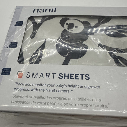 Nanit Smart Crib Sheet Works W/ Nanit Cameras to Measure Baby's Growth - New