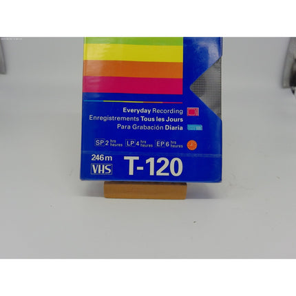 Polaroid Blank VHS Video Cassette Tape High Grade T-120 New Sealed 1989