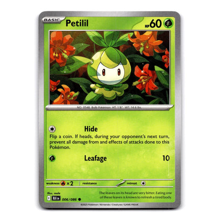 Petilil Common SV: Black Bolt 006/086 NM