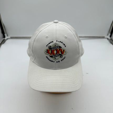 Vintage Logo Athletic Tampa Florida NFL Super Bowl XXXV Snapback Hat 2001 Cap
