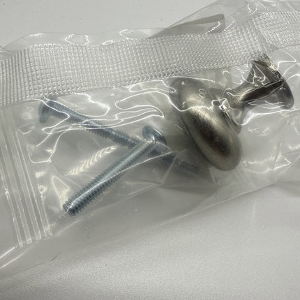 Decorative Hardware Resources Knobs Plain Metal 3910-SN Satin Nickel Mushroom