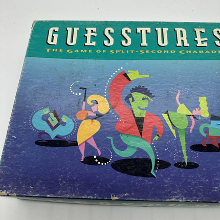 Vintage Guesstures Charades Game by Milton Bradley 1990 Edition