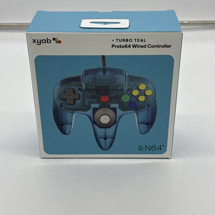 Nintendo 64 High Quality Controller XYAB Proto64 Turbo Teal