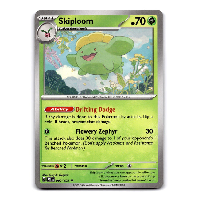 Skiploom Uncommon SV02: Paldea Evolved 002/193 NM